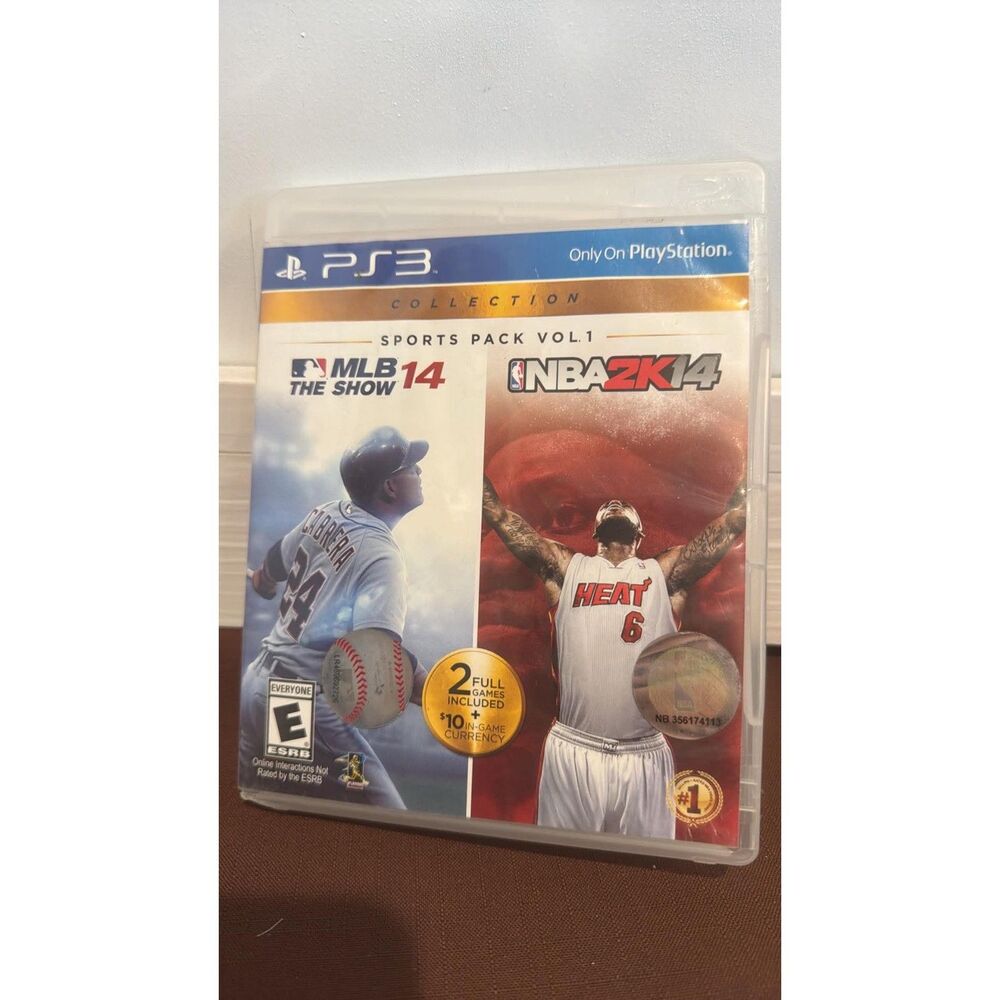 Playstation Sports pack Vol.1 MLB14 The Show NBA 2K14 PS3 playstation